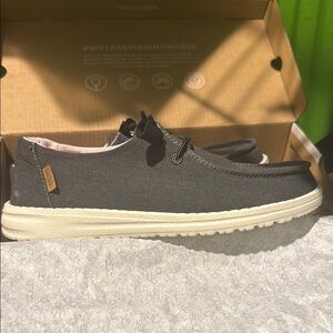 Hey Dude Women’s Off Black Casual Shoes